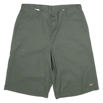 DICKIES Mens Workwear Shorts Green XL W38