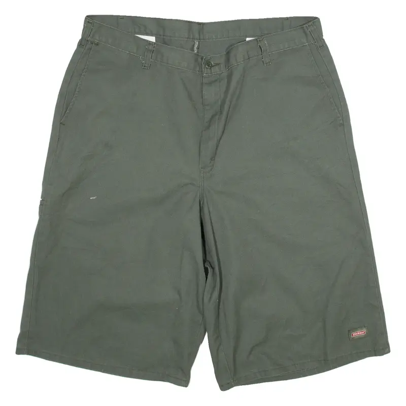 DICKIES Mens Workwear Shorts Green XL W38