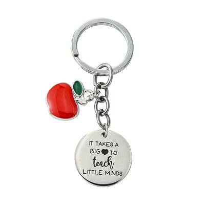 Stainless Steel & Alloy Enamel Keychain