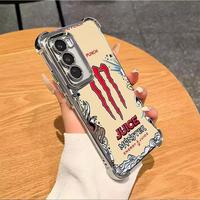 MS For S22 S23 S24 FE ULTRA PLUS Four CornersAnti-Fall Transparent Soft Silicone Phone CasesShell Tough Phone Cover L12 #SMMZ...