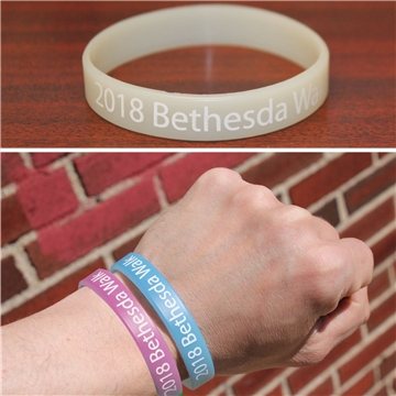 500 Customized Color Changing Bracelet - UV Reactive