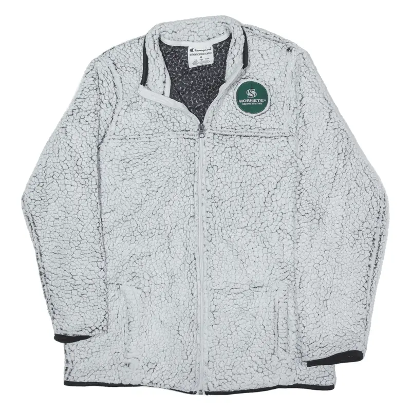 CHAMPION Sacramento State Hornets Fleece USA Jacket White Womens M