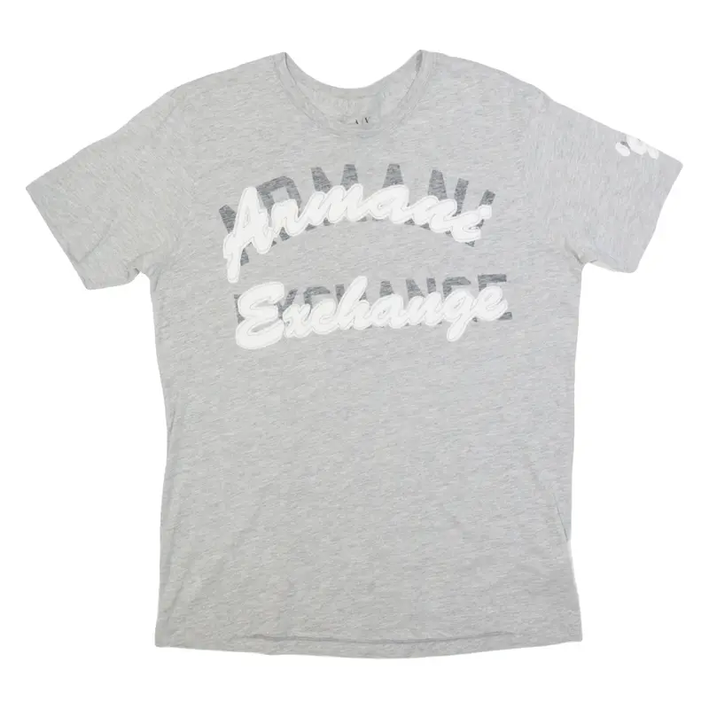 ARMANI EXCHANGE Mens T-Shirt Grey S