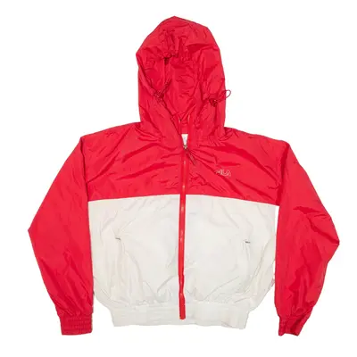 FILA Jacket Red Colourblock Womens S