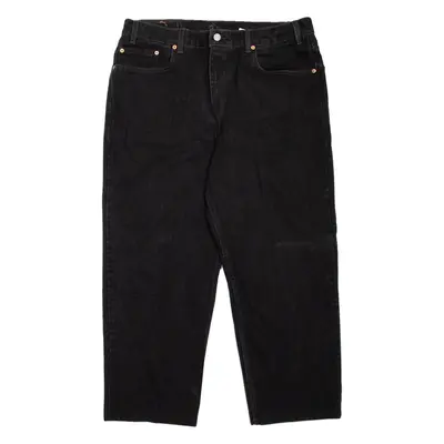 LEVI'S 550 Jeans Mens Black Relaxed Tapered 90s W40 L25