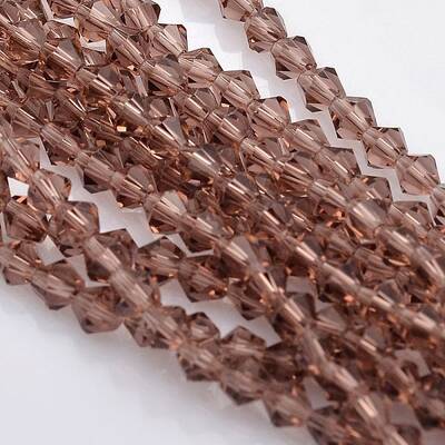 Bicone Glass Beads Strands