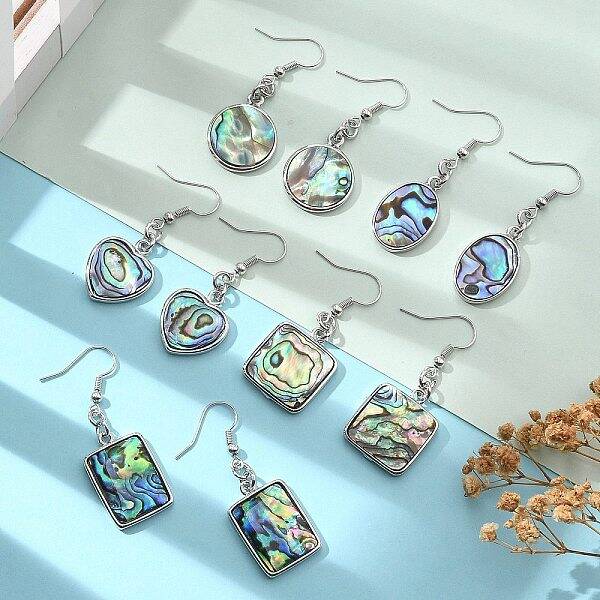 Abalone Shell/Paua Shell Dangle Earrings