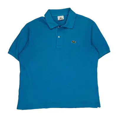 Lacoste Polo Shirt - Large Blue Cotton | Size: large