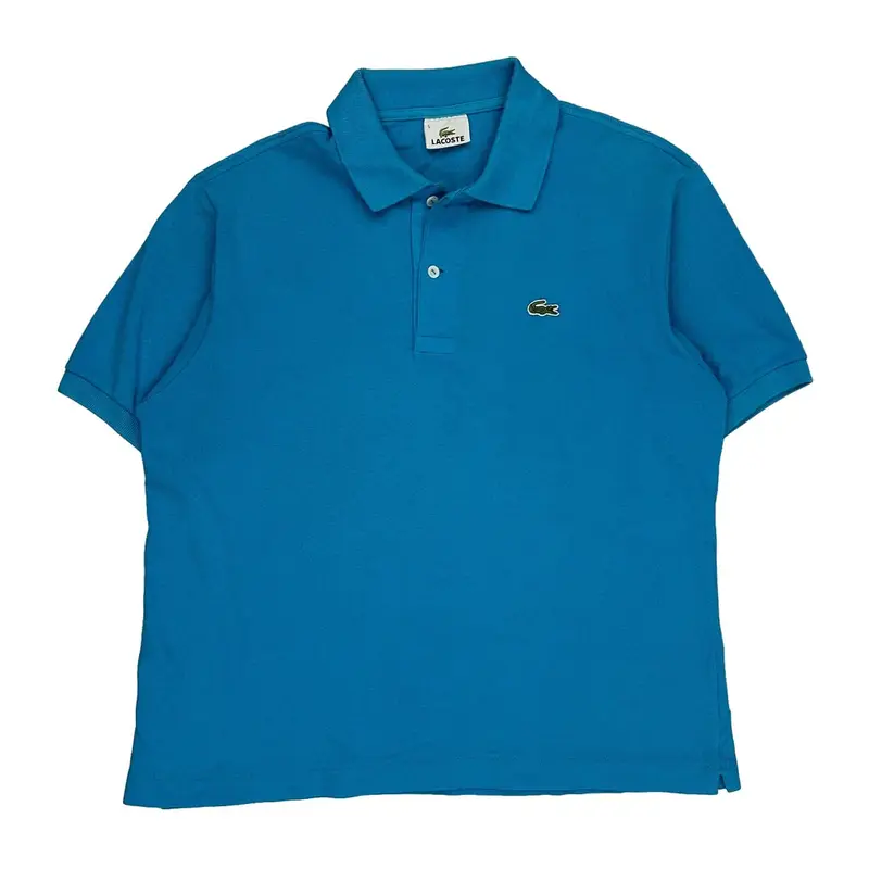 Lacoste Polo Shirt - Large Blue Cotton | Size: large