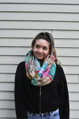 Infinity Kantha Scarf - Wholesale - Upcycled *Available to order*** | Size: O/S (6) | Color: Assorted