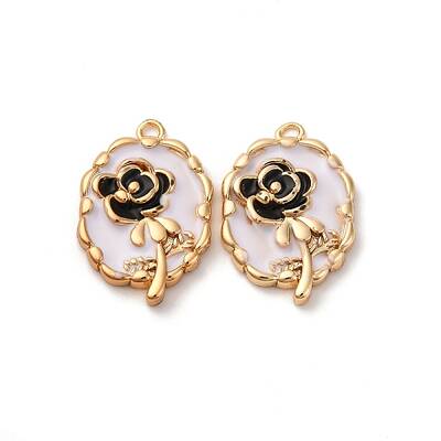 Brass Enamel Pendants