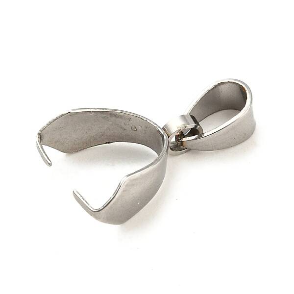 Tarnish Resistant 304 Stainless Steel Pendant Pinch Bails