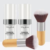 Color Changing Foundation with Makeup Brush, 1/2 Counts Long Lasting & Moisturizing Foundation, Natural Makeup for All Skin T...