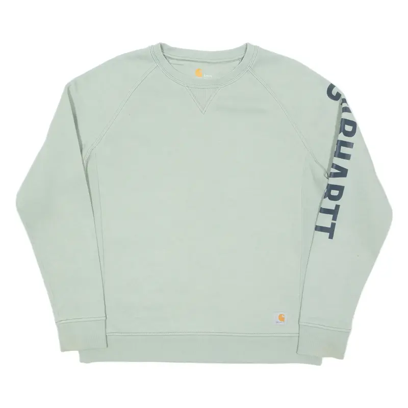 CARHARTT Womens Sweatshirt Green L