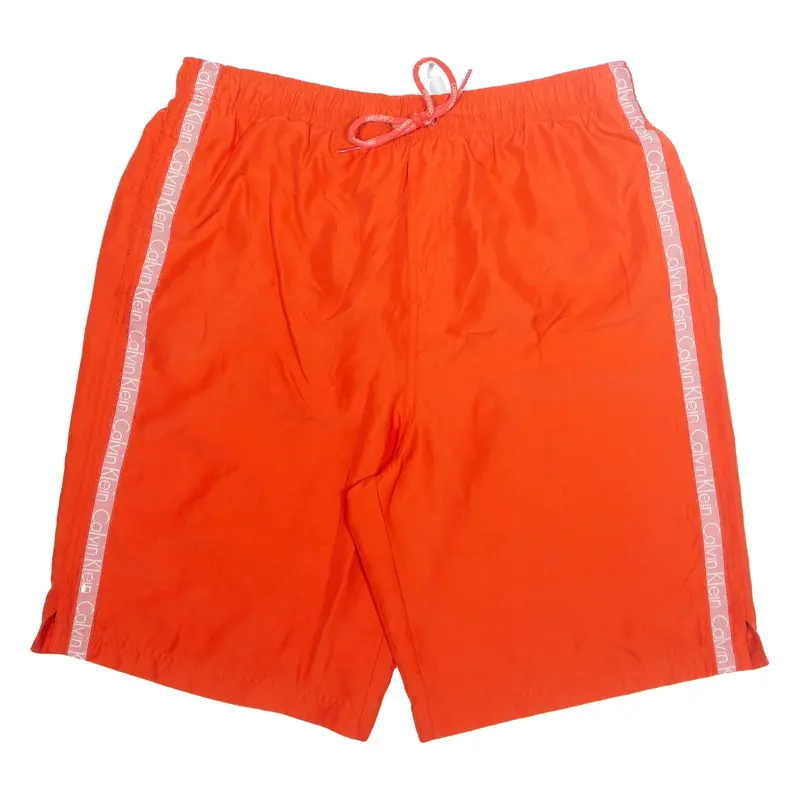 CALVIN KLEIN Mens Swimming Shorts Orange M W30