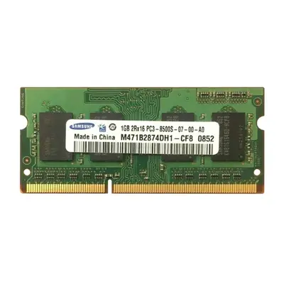 Samsung M471B2874DH1-CF8 | 1GB DDR3-1066MHz PC3-8500 Non-ECC Unbuffered SODIMM CL7 2Rx16 1.5V 204-Pin Memory Module