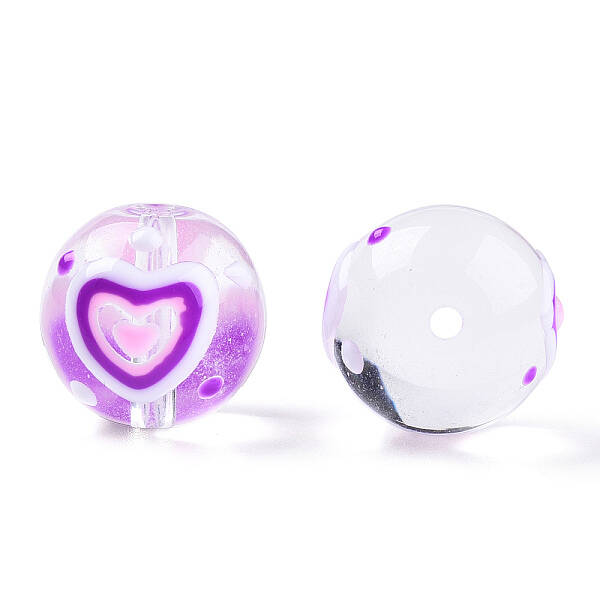 Transparent Handmade Lampwork Beads