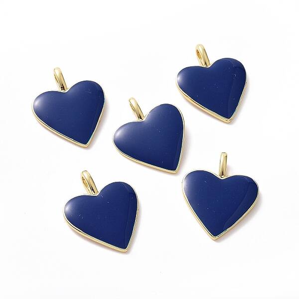 Brass Enamel Pendants