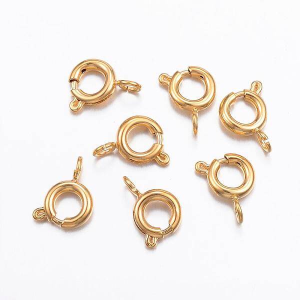 Ion Plating(IP) 304 Stainless Steel Spring Ring Clasps