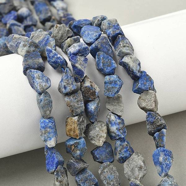 Raw Rough Natural Lapis Lazuli Beads Strands