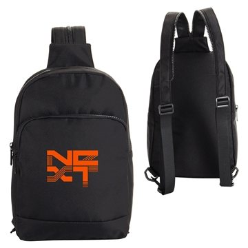 40 Promotional Nexus Split-Strap Microfiber Sling Backpack - ...