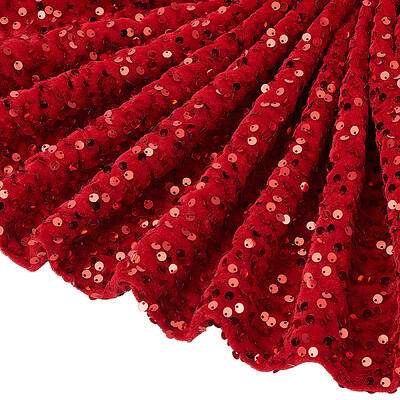 Stretch Sequin Polyester Fabric