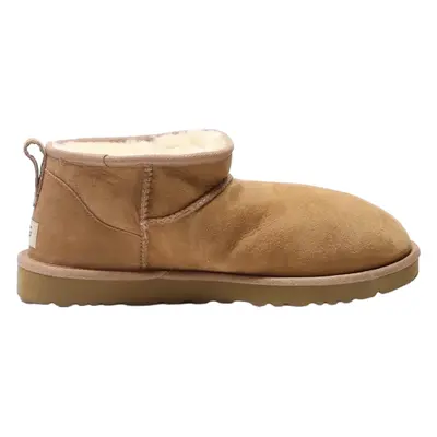 UGG Ankle Boots Brown Leather Womens UK 10