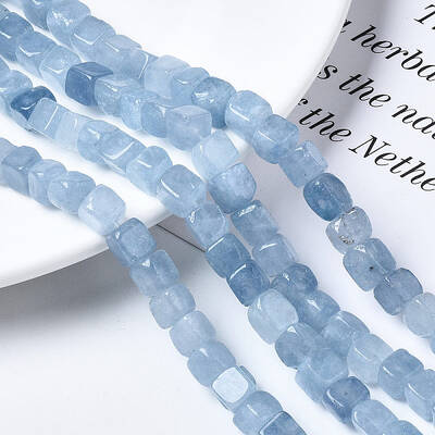 Dyed Natural White Jade Beads Strands
