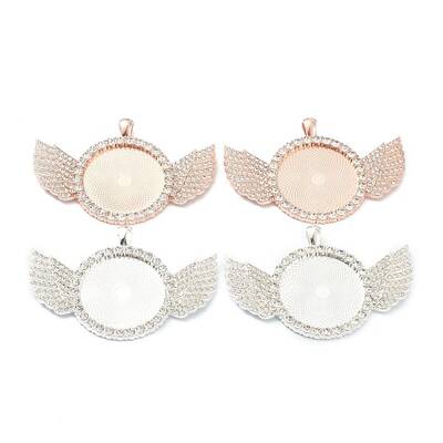 Alloy Pendant Cabochon Setting
