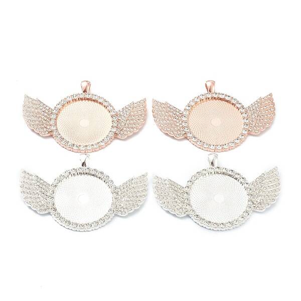 Alloy Pendant Cabochon Setting