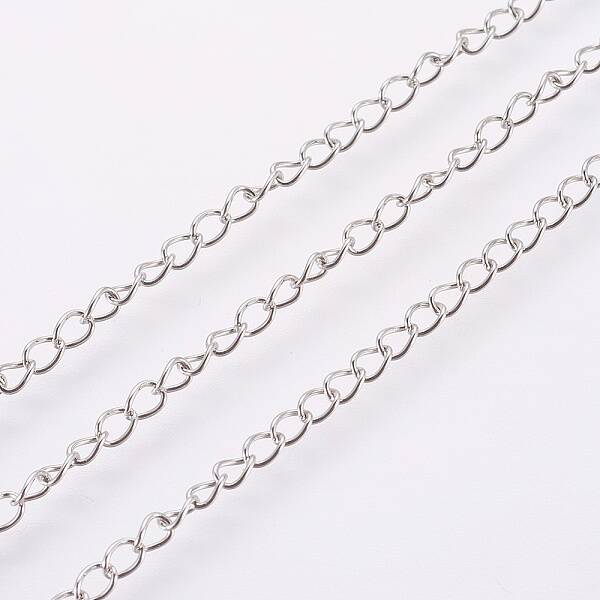 Tarnish Resistant 304 Stainless Steel Curb Chains