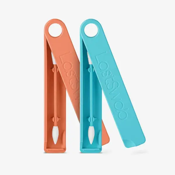 LastSwab Beauty Duo | Color: Peach/Turquoise