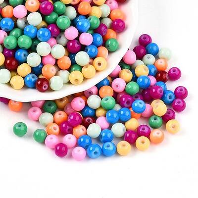 Baking Painted Glass Beads