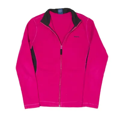 REEBOK Fleece Jacket Pink Womens S