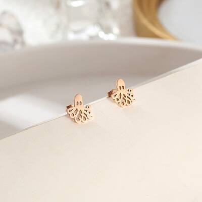 304 Stainless Steel Stud Earrings for Women