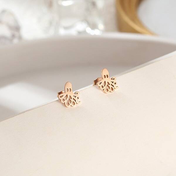 304 Stainless Steel Stud Earrings for Women