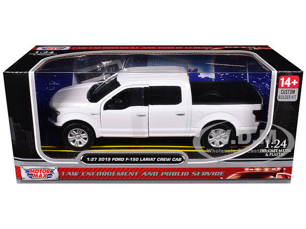 2019 Ford F-150 Lariat Crew Cab Pickup Truck Unmarked Plain White Custom Builder's Kit - Law Enforcement and Public Service...
