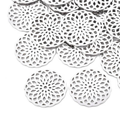 Tarnish Resistant 201 Stainless Steel Filigree Joiners Links