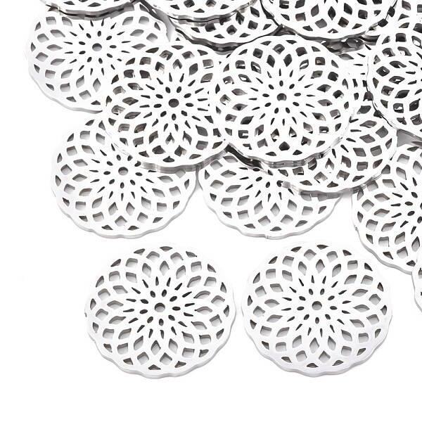 Tarnish Resistant 201 Stainless Steel Filigree Joiners Links