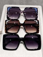 Women's Fashionable Frames Sunglasses, Gifts for Her, Trendy Casual Sunglasses for Everyday Use, Fashion Designer Accessori...