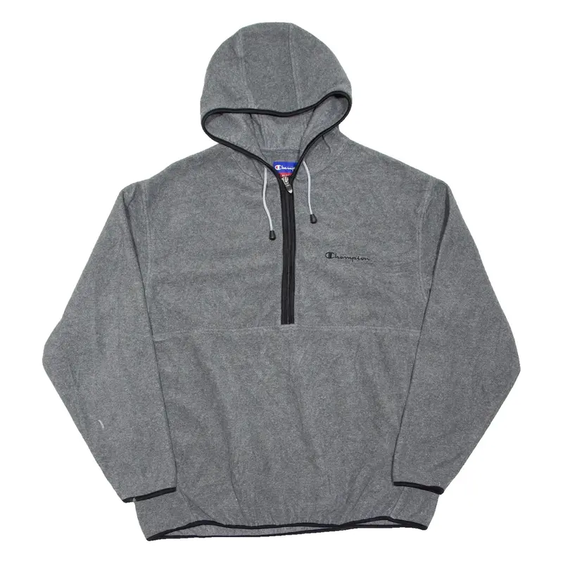 CHAMPION Mens Grey Hoodie L