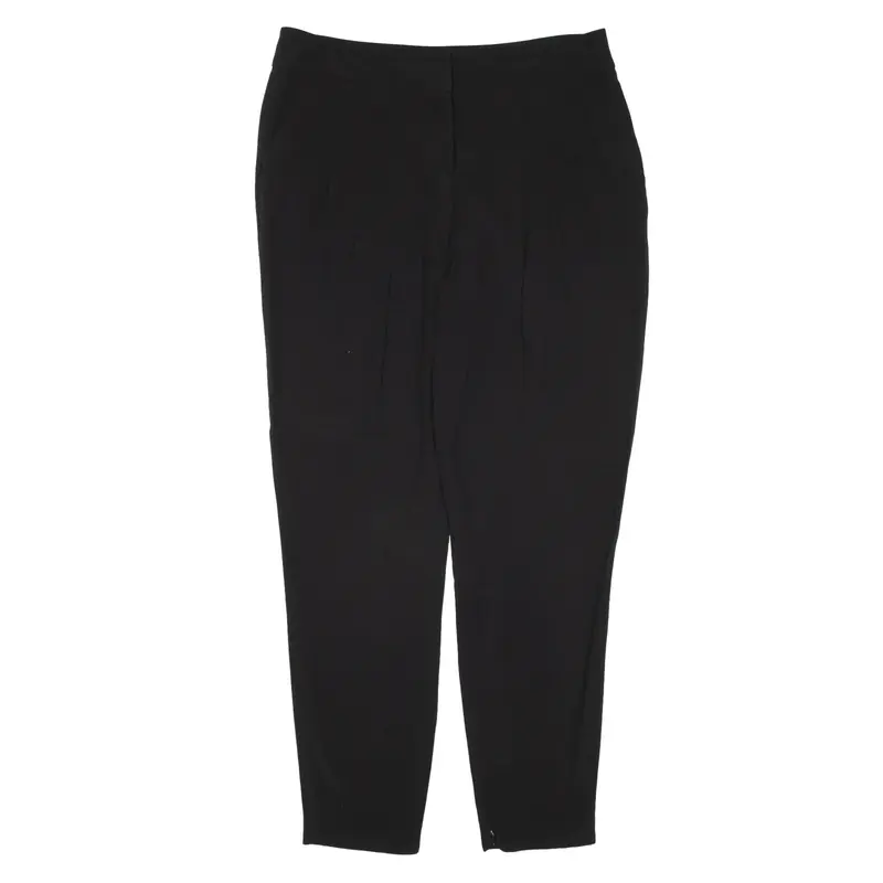 KAREN MILLEN Trousers Black Regular Tapered Womens W32 L28