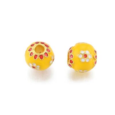 Alloy Enamel Beads