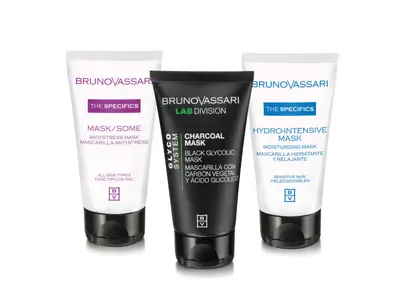 Multimasking Set Bruno Vassari: The Specifics Moisturizing Face Cream Mask 50 ml + Anti-stress Day & Night Vitamin A Face Cre...