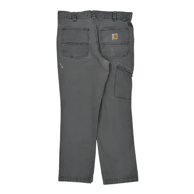 Carhartt Trousers - 34W 29L Grey Cotton Blend