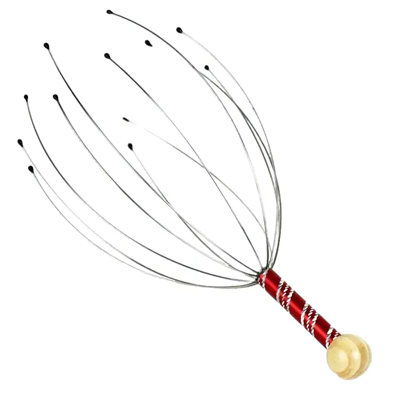 Head Massager, Handheld Octopus Shaped Massager, Head Scalp Massaging Tool For Relaxation & Stress Relief, Valentine's Day Gi...