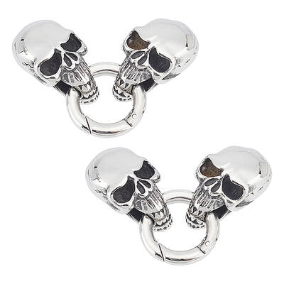 2 Sets Tibetan Style 304 Stainless Steel Spring Gate Rings