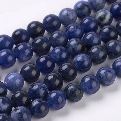 Natural Sodalite Beads Strands