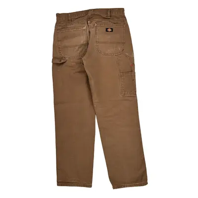 Dickies Carpenter Trousers - 33? Waist Brown Cotton