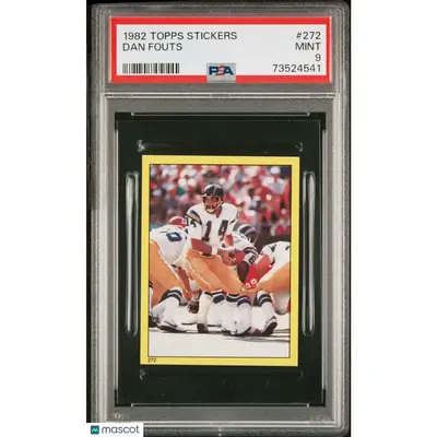 Dan Fouts PSA 1982 Topps Stickers Football #272 9 73524541